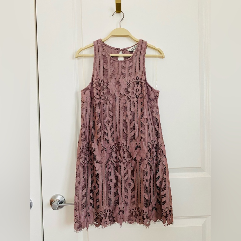 XS lace tank top dress